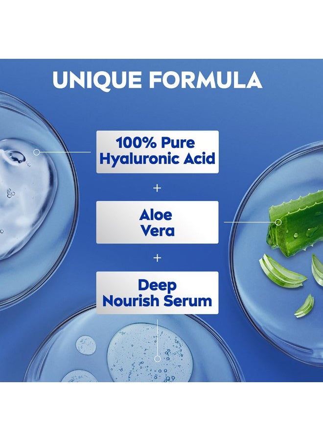 NIVEA Aloe Hydration Body Lotion, 400ml | 72H Moisturization | With Deep Moisture Serum & 100% Natural Aloe Vera Extracts - Image 2